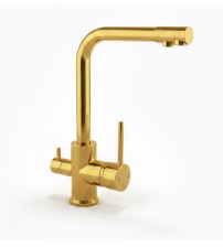 Vandens maišytuvas trijų padėčių Auksinis status